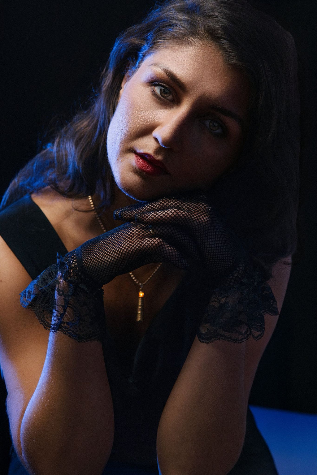 Gold Lighthouse Pendant with LED Light Imitating Real Fire