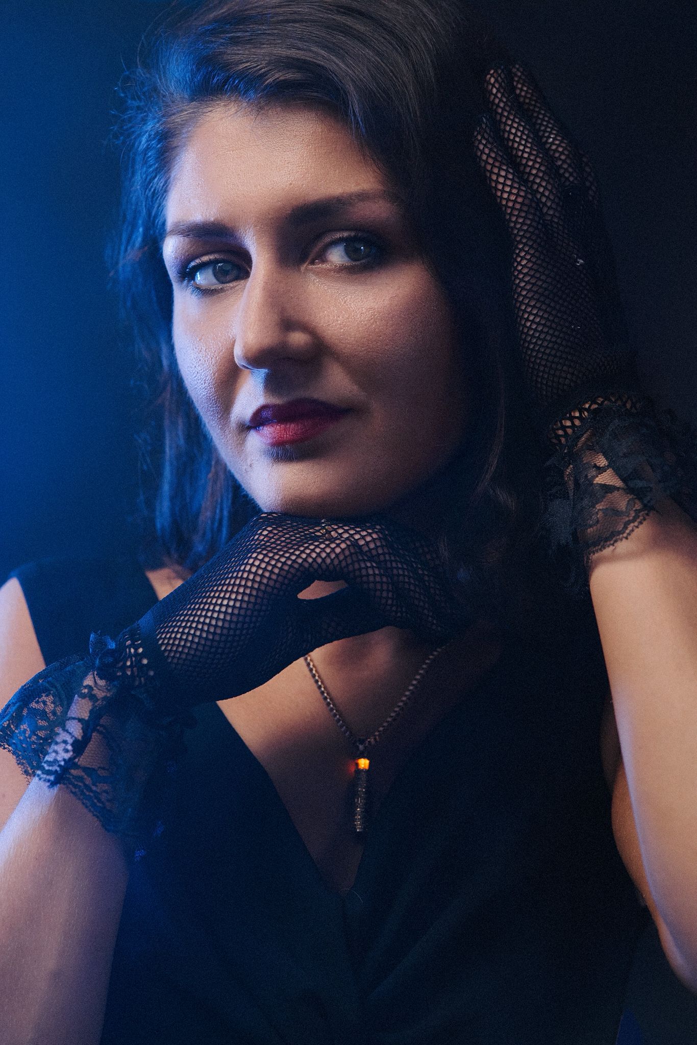 Gold Lighthouse Pendant with LED Light Imitating Real Fire