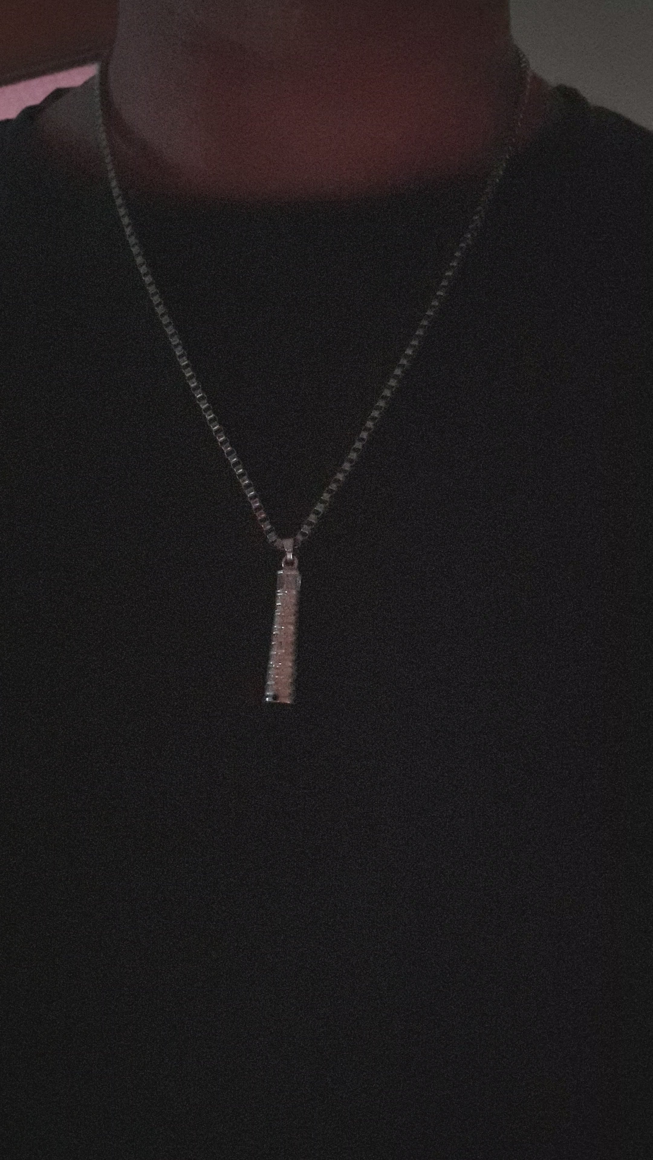 Silver Lighthouse Pendant with LED Light Imitating Real Fire